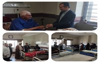 عیادت از بیماران بستری در بیمارستان شهید راثی به مناسبت هفته سلامت
