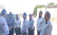 بازدید ریاست مرکز مدیریت حوادث و فوریت‌های پزشکی دانشگاه علوم پزشکی از پایگاه اورژانس سانجود شاهین دژ