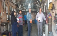بازدید مشترک گروه بهداشت محیط و حرفه‌ای معاونت امور بهداشتی دانشگاه از واحدهای بیمارستانی و مرکز بهداشت شهرستان