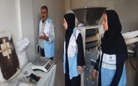 بازدید از واحدهای صنفی سطح شهرستان با حضور سرپرست مرکز بهداشت 